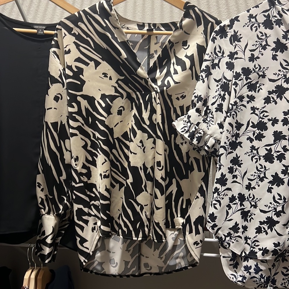Ann Taylor Small and XS shirts. All fit like a small. Lightly worn.